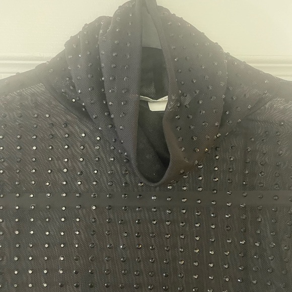 H&M Mesh Studded Turtleneck Bodysuit - Picture 5 of 7